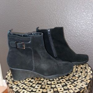 suede booties